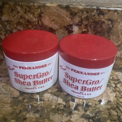 Fernandez Super Gro Shea butter Treatment For Growth 4  ounces ( 2 jars)