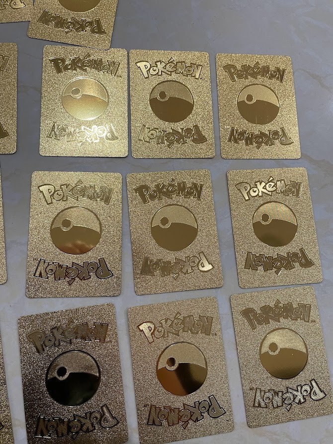 19 Pcs VMAX Gold Pokemon Card RARE Rainbow GX Powerful Trading Playing Toy Gift