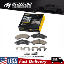 Front Ceramic Brake Pads For Rainier SSR Trailblazer Envoy Ascender Bravada9-7X.