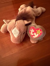Ty Beanie Baby - DERBY the Horse with Star  Furry Mane 8" NEW MWMTs Stuffed Toy