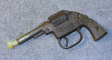 Vintage Kilgore Cast Iron Hammerless Invincible Toy Cap Gun