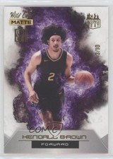 2022 Matte SP Exclusive White Background - Purple 3/10 Kendall Brown #RHN-12 8o1