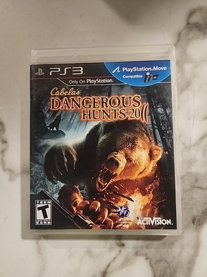 Cabela's Dangerous Hunts 2011 (Sony PlayStation 3, 2010) PS3 CIB! W/ Manual!