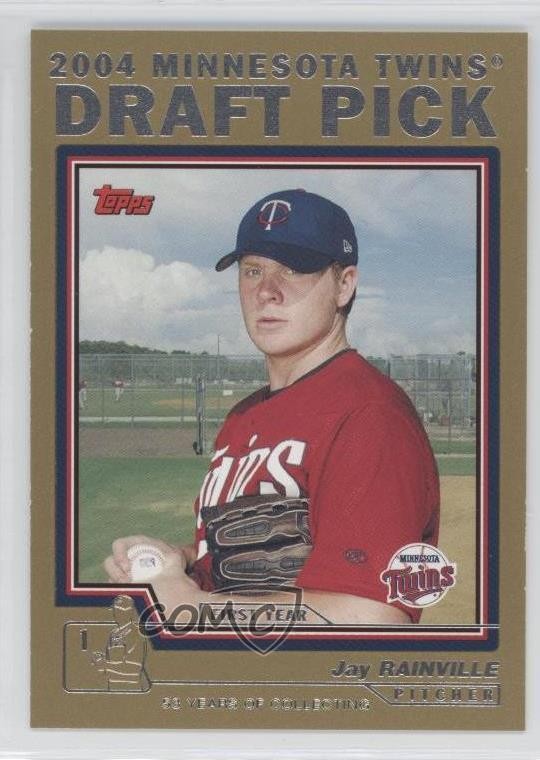 2004 Topps Traded and Rookies Gold 977/2004 Jay Rainville #T76 RC 0b5