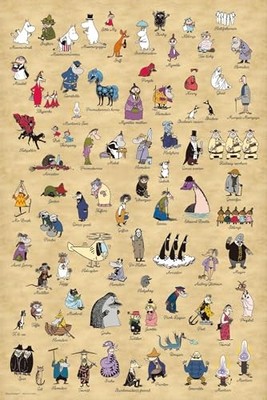 Yanoman [Made in Japan] 1000 Teile Puzzle MOOMIN ALL STARS 50 x 75 cm