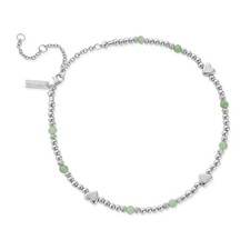 ChloBo In Bloom NEW LOVE Aventurine Anklet - 925 Sterling Silver SANAHEART -