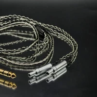1x Sennheiser HD800 HD800S occ Silver Cable 3.5mm /4.4mm/6.35mm gold plug