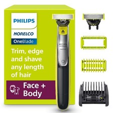 Philips Norelco Oneblade 360 Face  Body,Hybrid Electric Razor and Beard Trimmer