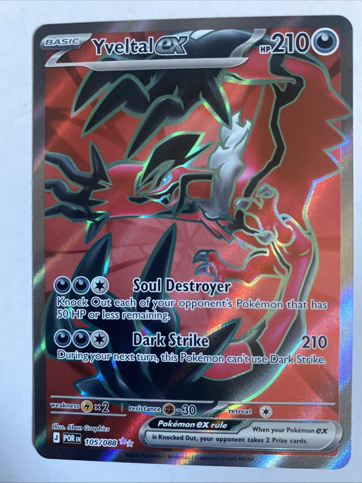 YveltalEX 105/088 From Perfect Order