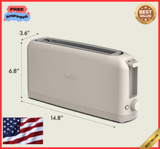 Bella 2 Slice Slim Toaster, Fits-anywhere Kitchenware, 6 Setting Shade Control