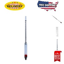 Professional Grade Alcohol Tester - 0-200 Proof Hydrometer for Home Distilling