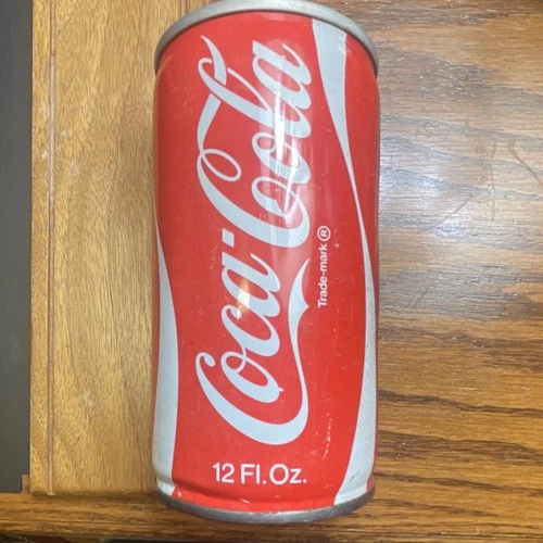 Coca-Cola Vintage Collectible Soda Can Red White Theme Pull Tab 12oz Soda Retro