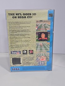 Joe Montana's NFL Football Sega CD Game And Back Art ONLY