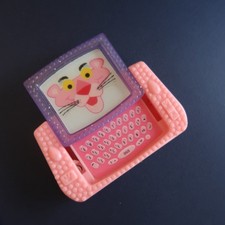 Y2k 2009 Bk Kids Flicker Glitter Holo- Pink Panther Play Cell Phone Sidekick Pda