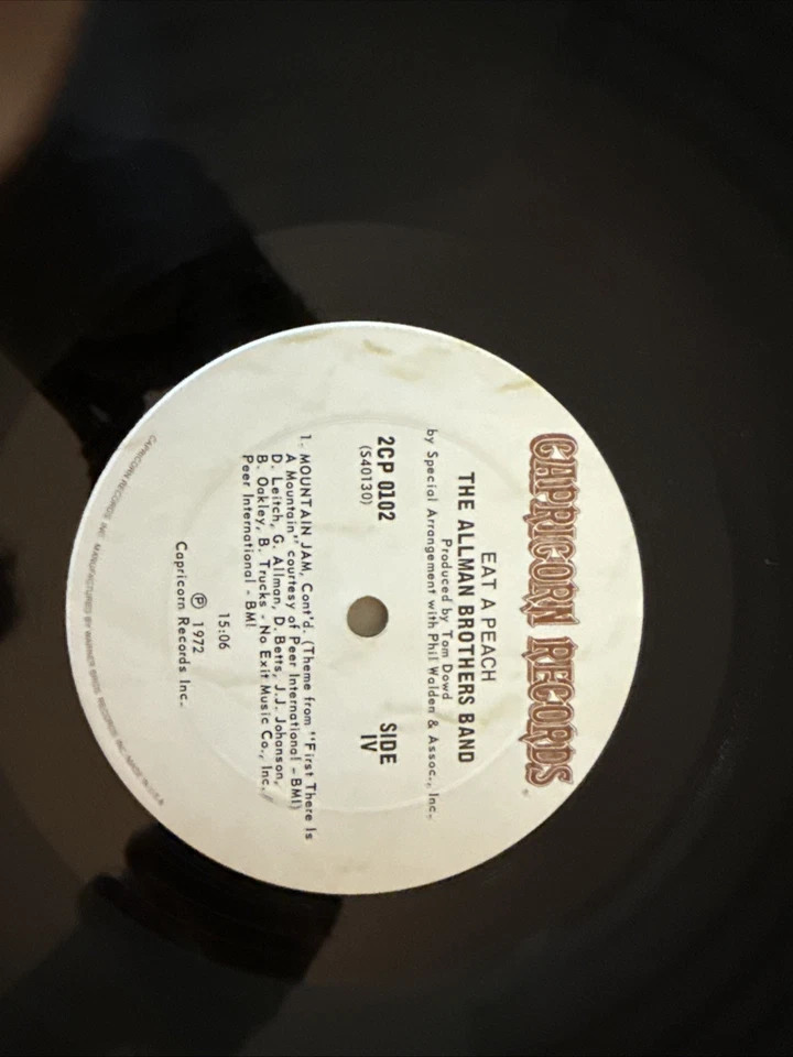 The Allman Brothers Band: Eat A Peach. 1972- 2CP-0102 Double LP Vinyl Records - Image 2 of 4