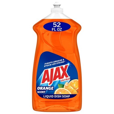 Ultra Triple Action Dishwashing Liquid Dish Soap Orange Scent 52 Fluid Ounce