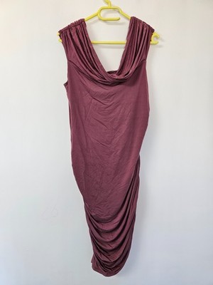 Jonathan Simkhai Bodycon Kleid Damen Large Rosa Rüschen Cut Out Stretch