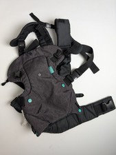 Infantino Flip 4-in-1 Convertible Baby Carrier Black/Gray   Adjustable Straps