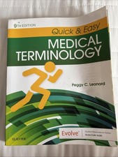 Quick and Easy Medical Terminology by Peggy C...