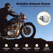 125 CCM 4 takt Engine Motor 3+1 Rückwärts für ATV QUAD Go Kart Motocross DE