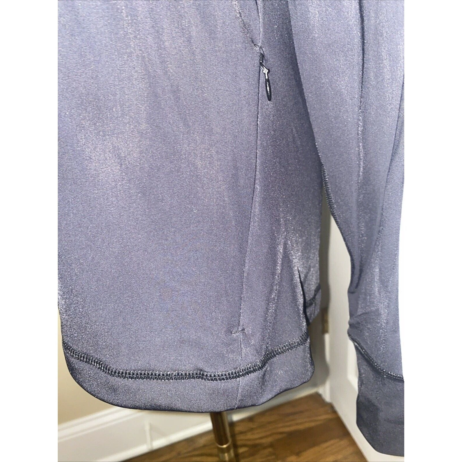 sweaty-betty stretch pullover 1/4 zip outdoor run shirt