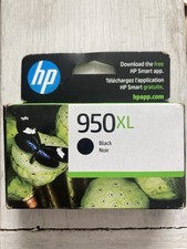 Genuine HP 950 XL Black Ink Cartridge Exp AUG 2023 New In Box Sealed