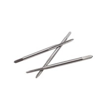 3pcs M2x0.4 Metric Tap Right Hand Straight Flute High Speed Steel M2 x 0.4 HSS