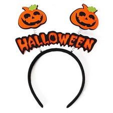 Halloween Pumpkin Headbands for Women