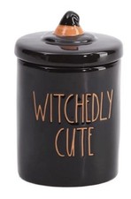 Rae Dunn WITCHEDLY CUTE HALLOWEEN CANISTER JAR LID DECORATION Table Bath