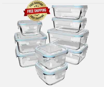 Contenedores De Vaso Con Tapa Para Almacenar Alimentos Juego De 9 Calidad