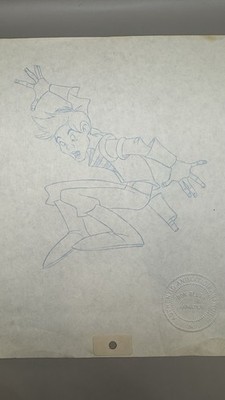 Authentic Space Ace Video Game Animation Production Artwork Of Dexter