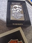 Zippo Harley Davidson Skull Lighter With Harley Logo,  Nos  — photo 2