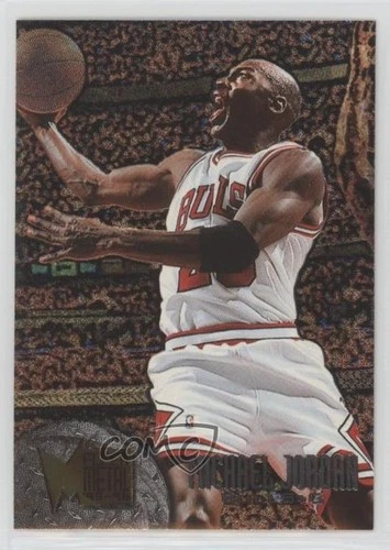 1995-96 Fleer Metal Michael Jordan #13 HOF 1e7g