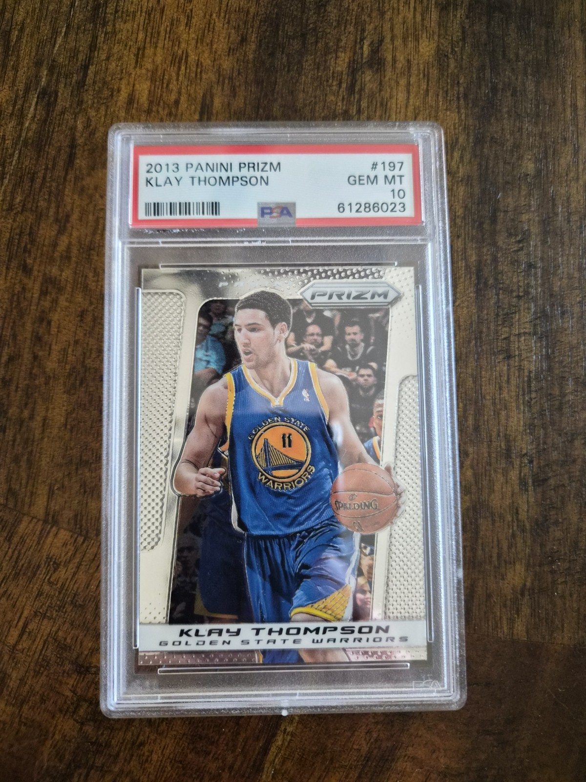 2013-14 KLAY THOMPSON Prizm PSA 10!! Second Year Klay! 