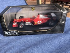 Hot Wheels Racing 1:18 F1 FERRARI F2003 Formula 1 Rubens Barichello Red w box