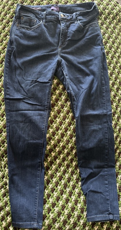 NYDJ Not Your Daughters Jeans Ami Skinny Legging Blue Denim Jeans 10P