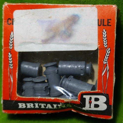 BRITAINS Farm - 9x Milk Churns Damaged Box - Vehicle Loads 1740 1741 1742 SEE DE