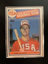 1985 Topps - Mark McGwire #401 Errors