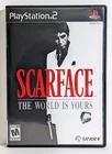 Scarface: The World is Yours (PS2) CIB, Inserts, Mint, BL, Sony PlayStation 2
