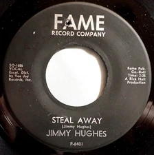 HEAR IT 60's R&B 45 rpm record Jimmy Hughes "Steal Away" from 1964