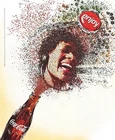 COCA COLA Vintage Print Ad Coke Soda Pop Exploding Bottle 10" x 12"