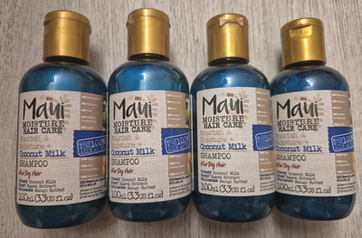 MAUI FEUCHTIGKEIT HAARPFLEGE KOKOSMILCH SHAMPOO 100ML X 4