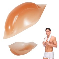 Mens Bulge Enhancing Underwear Insert   Silicone Padded Cup for Men  s Underwe...