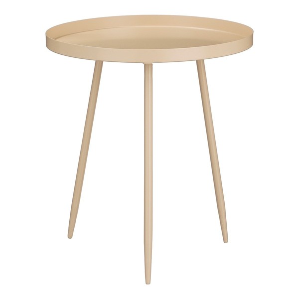 Mica Decorations Flores Beistelltisch - H44 X Ø40 Cm - Metall - Beige-image