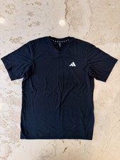 Adidas GT5545 Aeroready Short Sleeve Crew Neck T-Shirt Men's Size M - Black