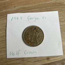 1949 George VI Half Crown Coin