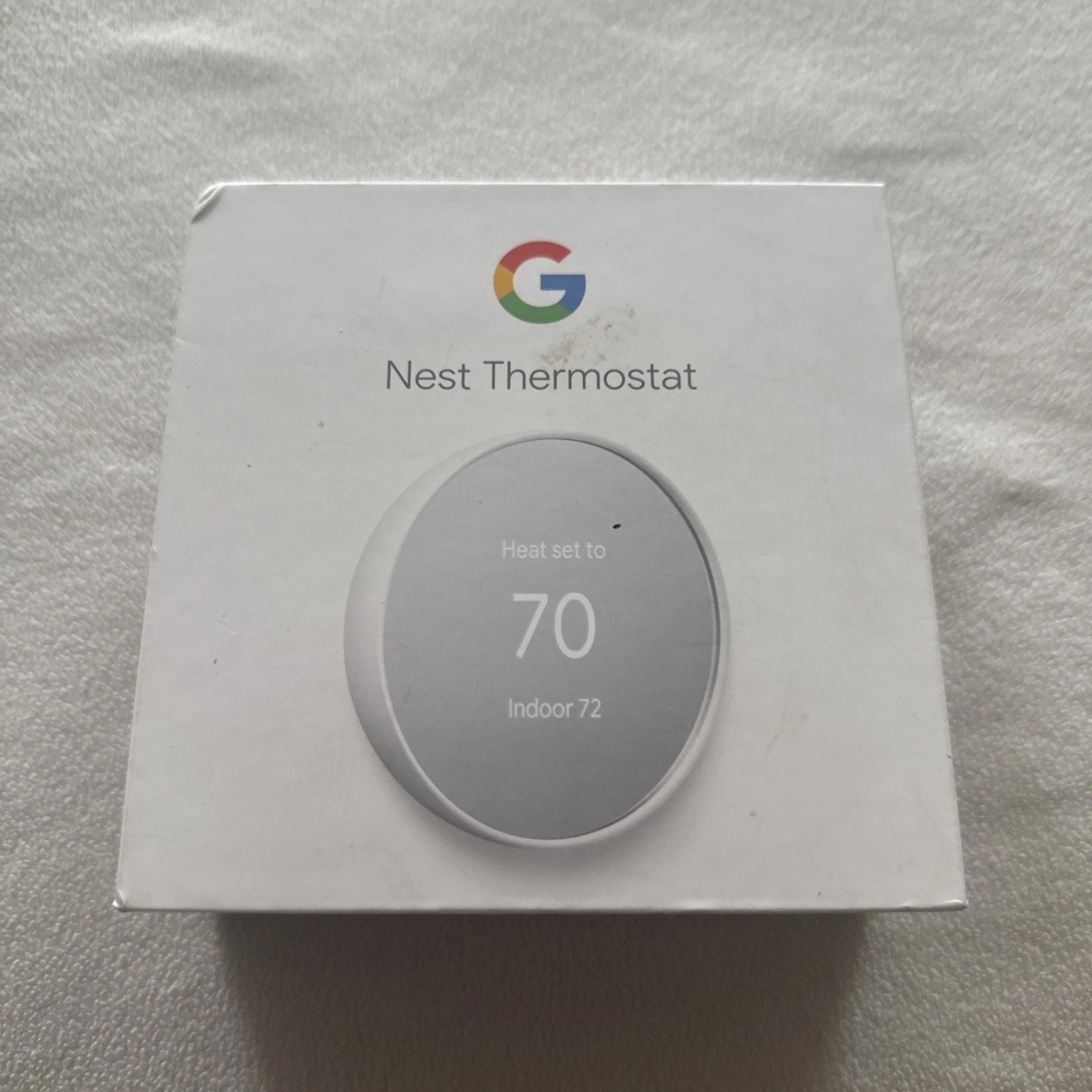 Google Nest Thermostat - Smart for Home - Snow