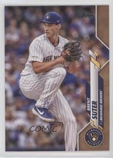2020 Topps Gold 1457/2020 Brent Suter #477 2d8