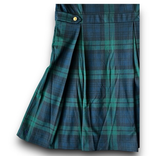 Ralph Lauren Polo - Plaid Pleated Ponte Dress - Girls Size 12-14 Large - Picture 5 of 21