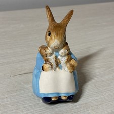 Vintage Beswick England Beatrix Potter Mrs. Rabbit and Bunnies Figurine 1976